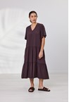 LEILANI DRESS - coco berry